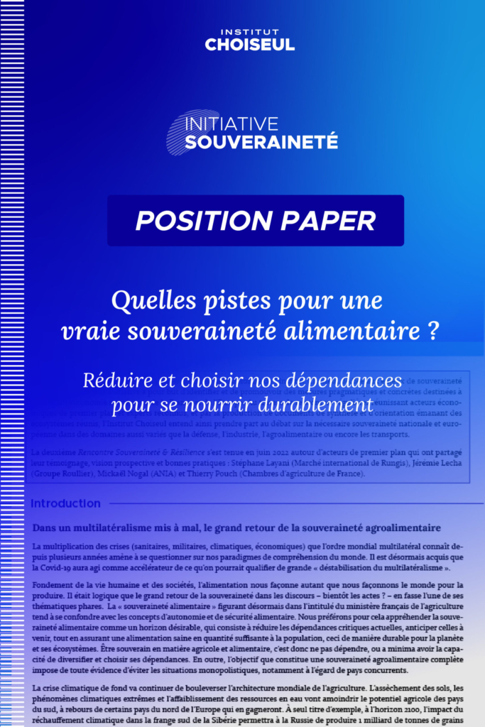 souveraineté agroalimentaire