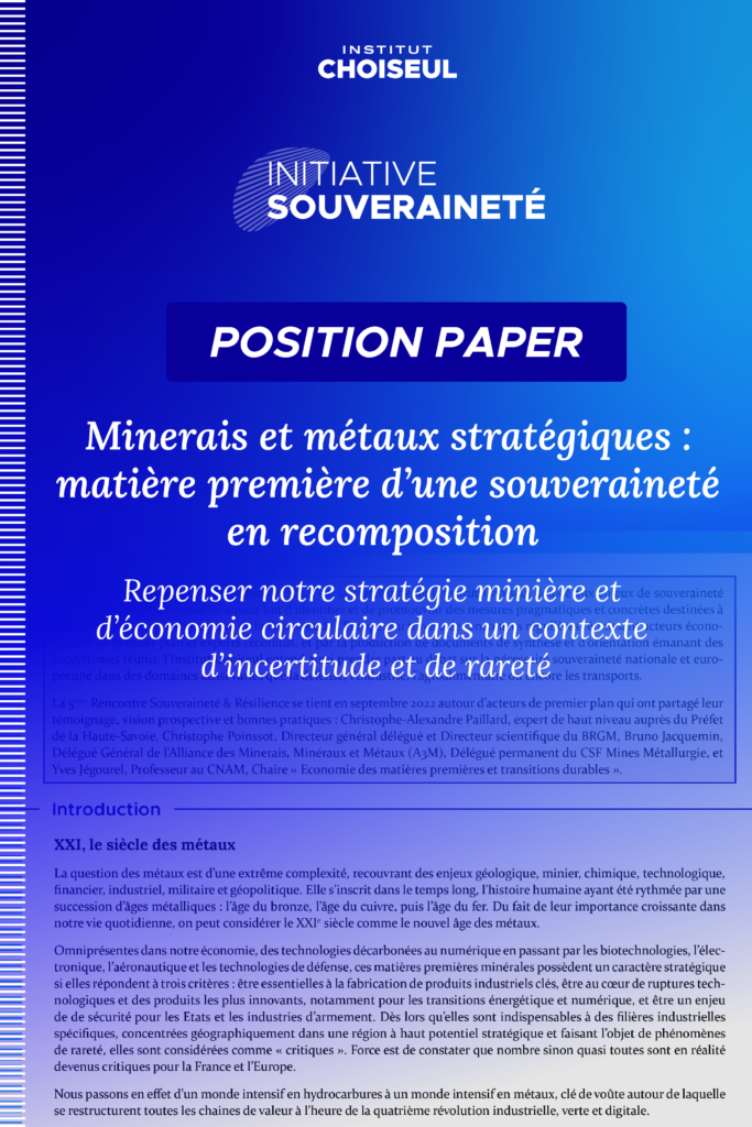 minerais et métaux stratégiques