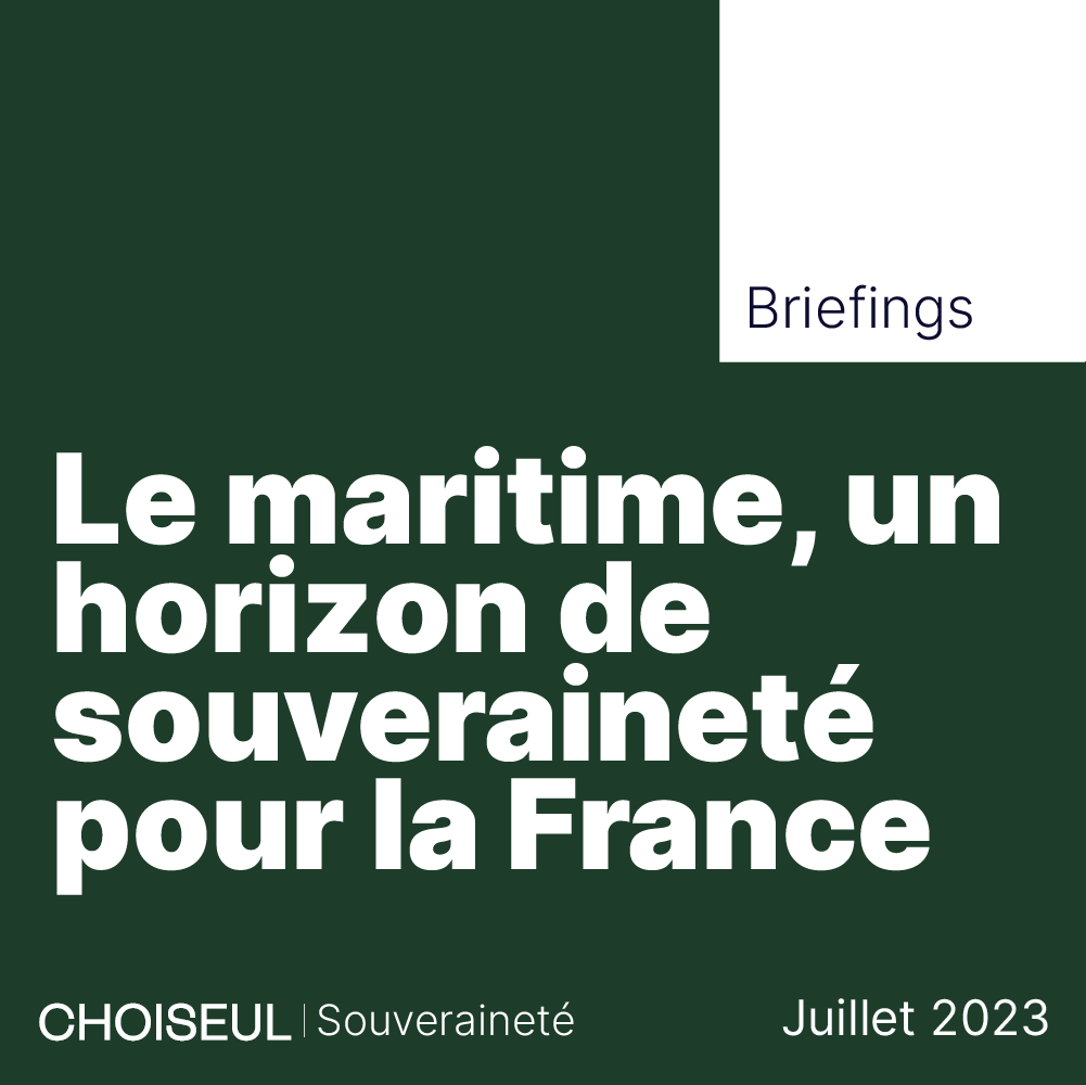 le maritime, un horizon de souveraineté pour la france