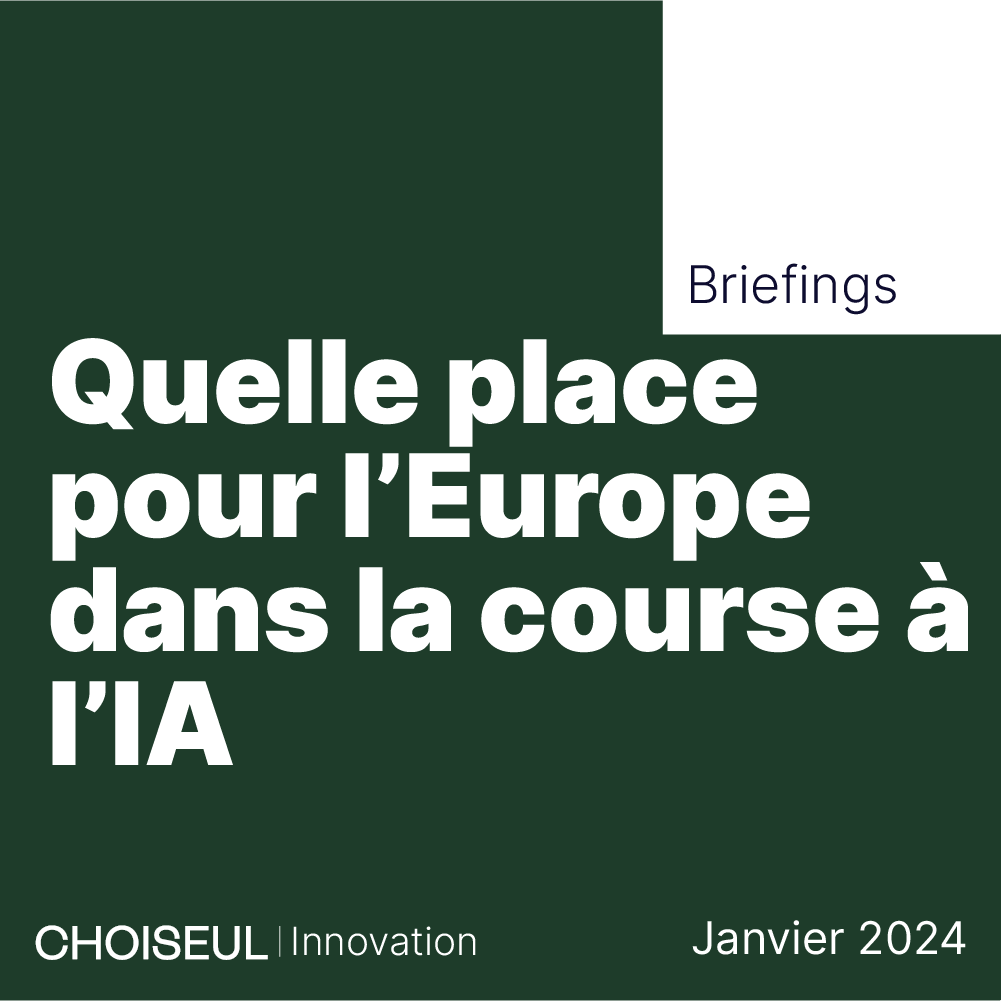 quelle place pour l'europe dans la course à l'ia