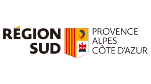 region sud provence alpes cote dazur vector logo